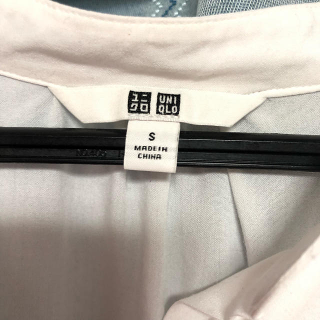 UNIQLO(ユニクロ)のユニクロ 七分袖 ブラウス 白 レディースのトップス(シャツ/ブラウス(長袖/七分))の商品写真