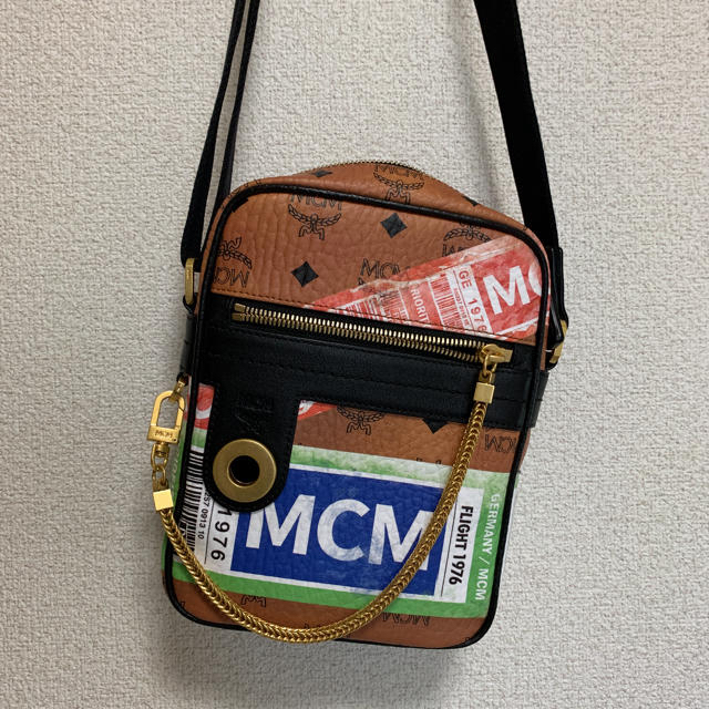 最初の  MCM - MCMショルダーバッグ フライトプリント ショルダーバッグ