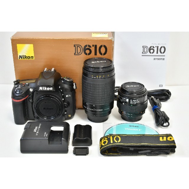 開店記念セール! - Nikon Nikon ダブルレンズセット D610 デジタル一眼 開店記念セール! - Nikon Nikon ダブルレンズセット D610 デジタル一眼