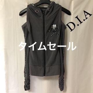 ダイア(d.i.a)のD.I.A オフショル パーカー今だけ(パーカー)