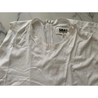 エムエムシックス(MM6)のMM⑥ マルジェラ アシンメトリー トップス Ｔシャツ(Tシャツ(半袖/袖なし))