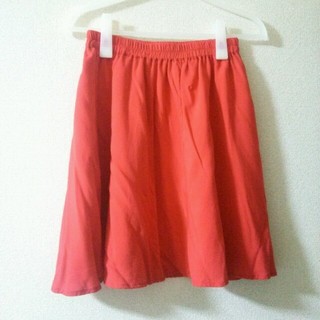ウィゴー(WEGO)のWEGO赤スカート(ミニスカート)
