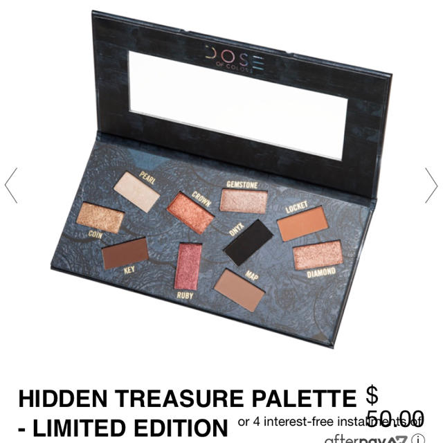 dose of colour HIDDEN TREASURE PALETTE -