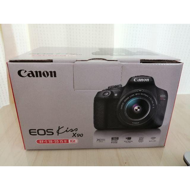 Canon - 【新品】Canon デジタル一眼レフカメラ EOS Kiss X90レンズキットの通販 by ひろ｜キヤノンならラクマ