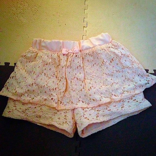 GU(ジーユー)のキュロット キッズ/ベビー/マタニティのキッズ服 女の子用(90cm~)(スカート)の商品写真
