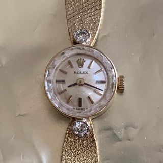 ロレックス(ROLEX)の❣️新春SALE❣️ロレックス レディース 時計 14K 15cm 腕周り(腕時計)