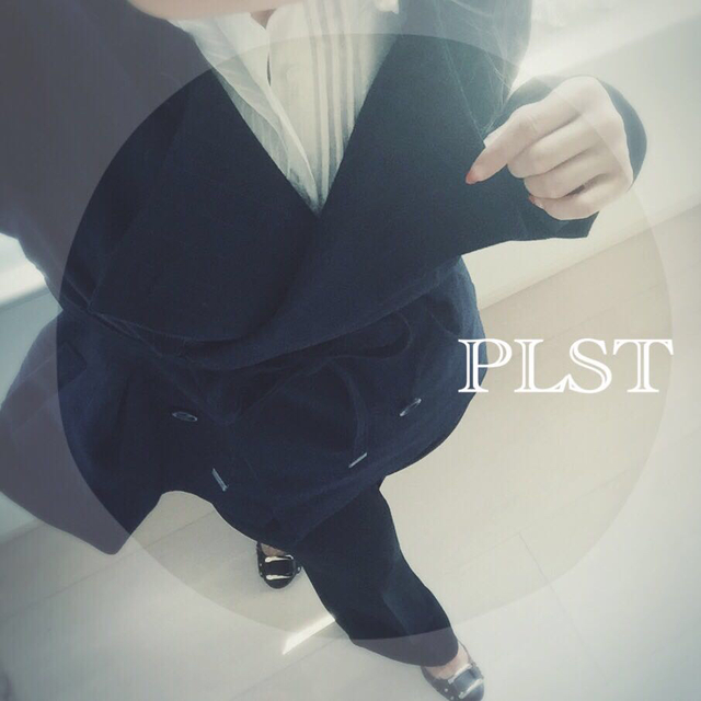 PLST(プラステ)のノーカラー Pコート レディースのジャケット/アウター(ピーコート)の商品写真