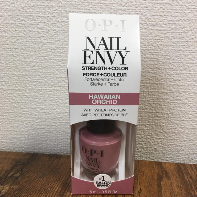 OPI(オーピーアイ)のOPI ENVY カラー付きエンビー ハワイアンオーキッド  コスメ/美容のネイル(ネイルトップコート/ベースコート)の商品写真