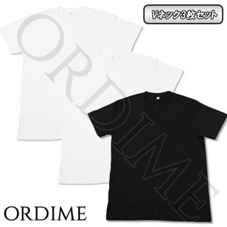 新品未使用 Ｔシャツ 無地 Vネック 100％綿 半袖 3枚セット  (Tシャツ/カットソー(半袖/袖なし))