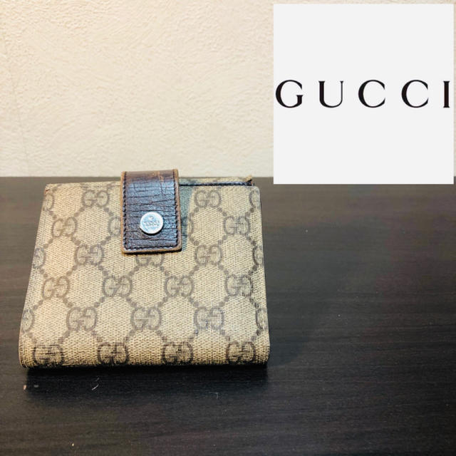 Gucci(グッチ)の【厳選商品】  OLD GUCCi (オールドグッチ) 折りたたみ財布   メンズのファッション小物(折り財布)の商品写真