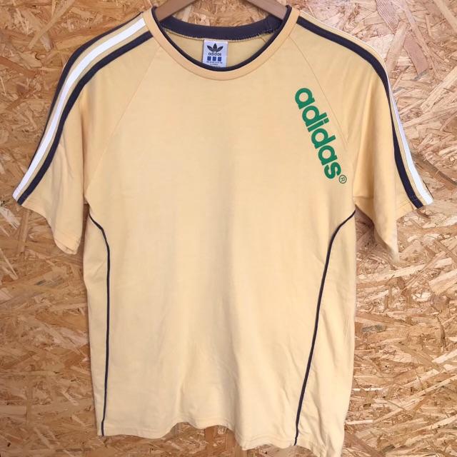 adidas(アディダス)のアディダス 80's デサント製 ビックトレフォイル 両面プリント レア XL メンズのトップス(Tシャツ/カットソー(半袖/袖なし))の商品写真