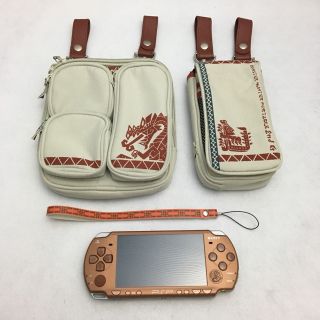 プレイステーションポータブル(PlayStation Portable)の【中古品】PSP モンスターハンターG ハンターズパック(携帯用ゲーム機本体)