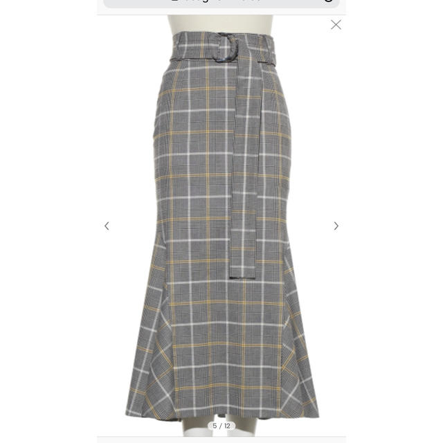 SNIDEL(スナイデル)のチェックマーメイドスカート レディースのスカート(ロングスカート)の商品写真