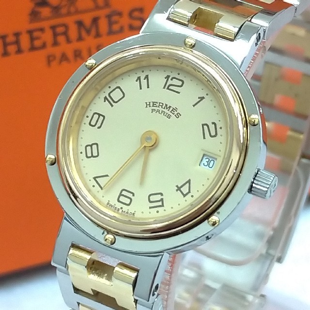 Hermes(エルメス)のエルメス時計　クリッパー　レディース レディースのファッション小物(腕時計)の商品写真