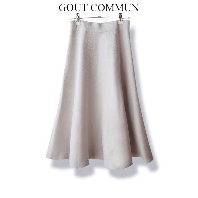 GOUT COMMUN(グーコミューン)のGOUT COMMUN 秋冬♡ ラップ フレアスカート ♡ グーコミューン レディースのスカート(ひざ丈スカート)の商品写真