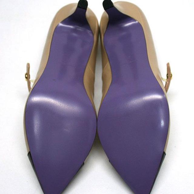 Maison de Reefur(メゾンドリーファー)の未使用  メゾンドリーファーストラップパンプス 24cm レディースの靴/シューズ(ハイヒール/パンプス)の商品写真