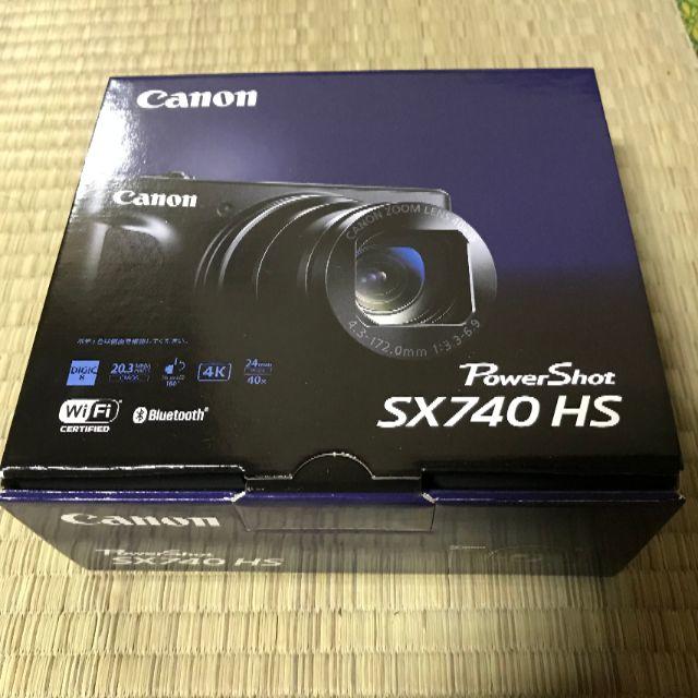 Canon - ≪新品・送料無料≫3台 キヤノン PowerShot SX740 HS ブラック