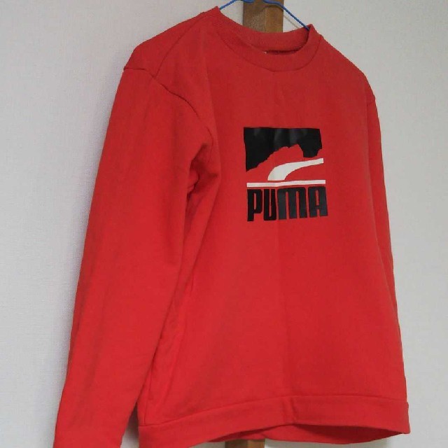 PUMA(プーマ)のプーマ 160センチ トレーナー 使用6，7回中古 男女○ キッズ/ベビー/マタニティのキッズ服男の子用(90cm~)(Tシャツ/カットソー)の商品写真