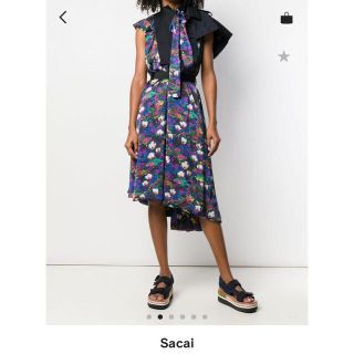 サカイ(sacai)の［VeryBerry様専用］完売★sacai 2019ss ワンピース★(ひざ丈ワンピース)