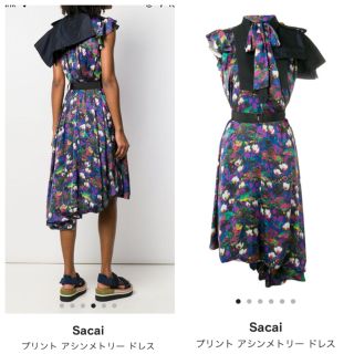 値下げ 新品sacai 2019SSワンピース
