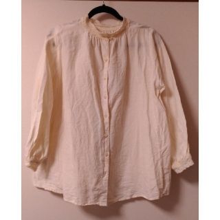 ネストローブ(nest Robe)の☆ゆっこさま専用です☆　ネストローブ　ウールレース切替リネンシャツ (シャツ/ブラウス(長袖/七分))