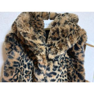 ザラ(ZARA)の♡期間限定お値下げ●ZARAザラ18awフェイクファージレレオパード(ベスト/ジレ)