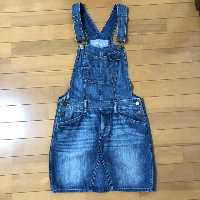 GAP(ギャップ)の【GAP】デニムサロペット レディースのパンツ(サロペット/オーバーオール)の商品写真