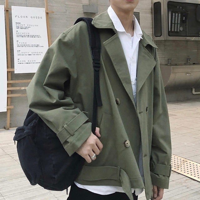 エクルベージュ 【MAISON MARTIN MARGIELA】ARCHIVE ショートトレンチ