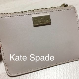 ケイトスペードニューヨーク(kate spade new york)のKate spade パスケース レザー くすみピンク(名刺入れ/定期入れ)