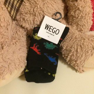 ウィゴー(WEGO)の恐竜靴下 新品(ソックス)