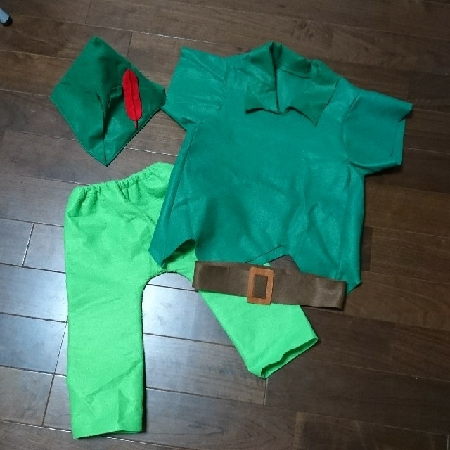 ピーターパン 手作り エンタメ/ホビーのコスプレ(衣装)の商品写真