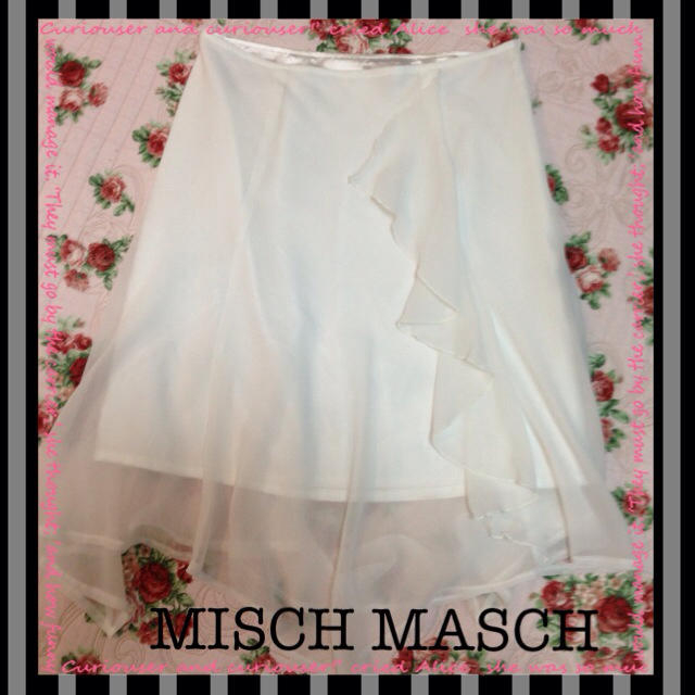 MISCH MASCH(ミッシュマッシュ)のシフォンスカート レディースのスカート(ひざ丈スカート)の商品写真