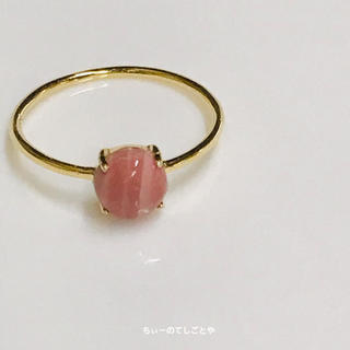 オーストラリア産ピンクオパールリング☆*:.｡. o(リング(指輪))