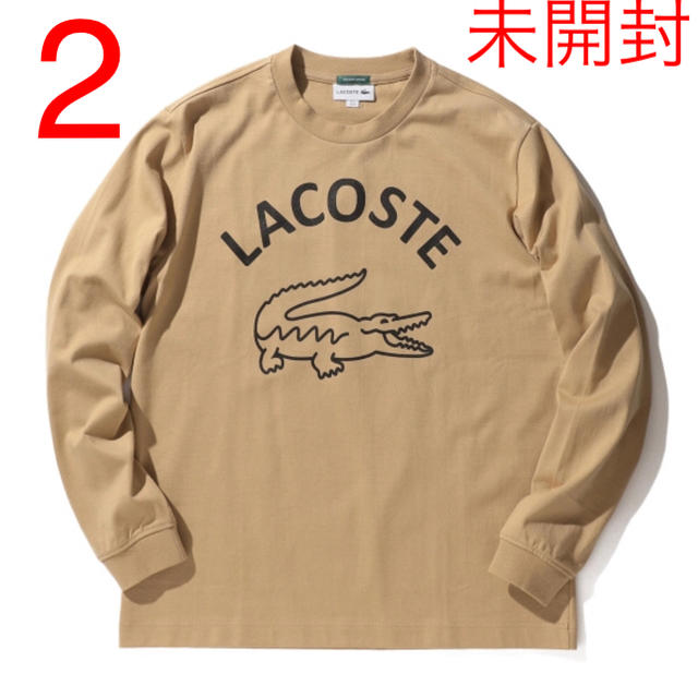 BEAMS(ビームス)のLACOSTE BEAMS別注 ビッグワニ ロングスリーブTシャツ メンズのトップス(Tシャツ/カットソー(七分/長袖))の商品写真