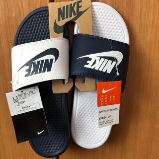 ナイキ(NIKE)のNIKE ナイキ ベナッシ ミスマッチ ネイビー29cm 新品 送料込み(サンダル)