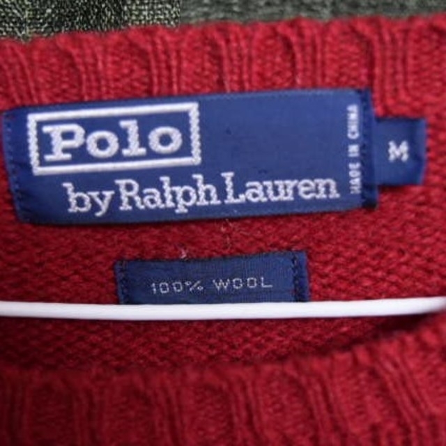 POLO RALPH LAUREN(ポロラルフローレン)の【Polo by Ralph Lauren】100%ウールセーター メンズのトップス(ニット/セーター)の商品写真