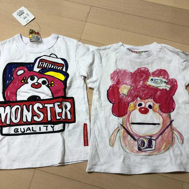 JAM(ジャム)のJAM 110㎝ 新品 Tシャツ 2枚セット キッズ/ベビー/マタニティのキッズ服男の子用(90cm~)(Tシャツ/カットソー)の商品写真