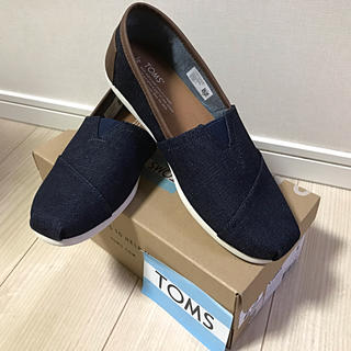 トムズ(TOMS)の【値下げ】TOMS メンズシューズ デニム生地 26cm(スリッポン/モカシン)