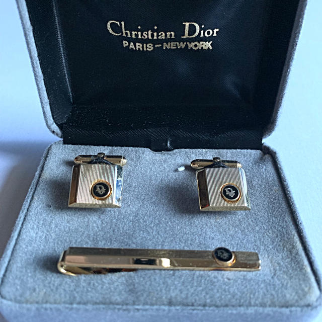 Christian Dior(クリスチャンディオール)のChristian Dior タイピン＆カフスセット メンズのファッション小物(カフリンクス)の商品写真