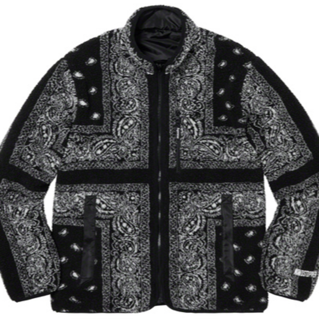 Supreme Reversible Bandana Fleece Jacket 1