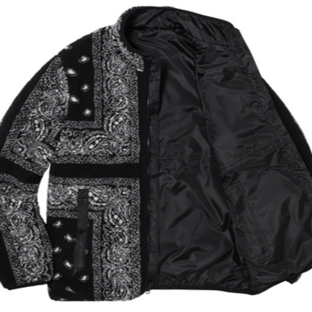 Supreme Reversible Bandana Fleece Jacket 2