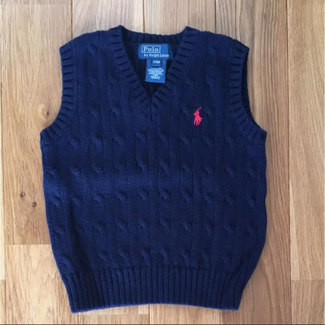 POLO RALPH LAUREN(ポロラルフローレン)のラルフローレン ベスト   24M ベビー キッズ キッズ/ベビー/マタニティのキッズ服男の子用(90cm~)(ニット)の商品写真