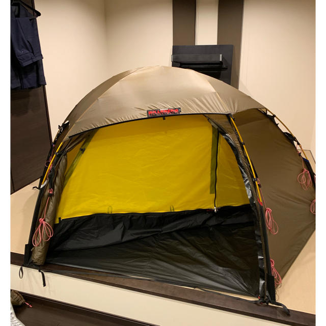 保障できる】 HILLEBERG サンド色、フットプリント付き アラック2