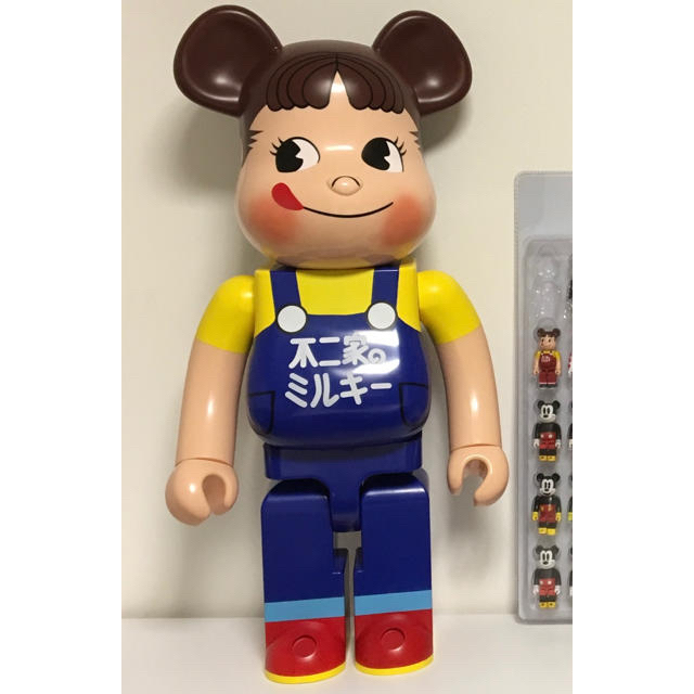 品質は非常に良い - TOY MEDICOM 不二家 ベアブリック 1000% ペコ ...