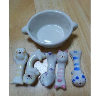 ユミカツラ(YUMI KATSURA)のねこの箸置き　桂由美(テーブル用品)