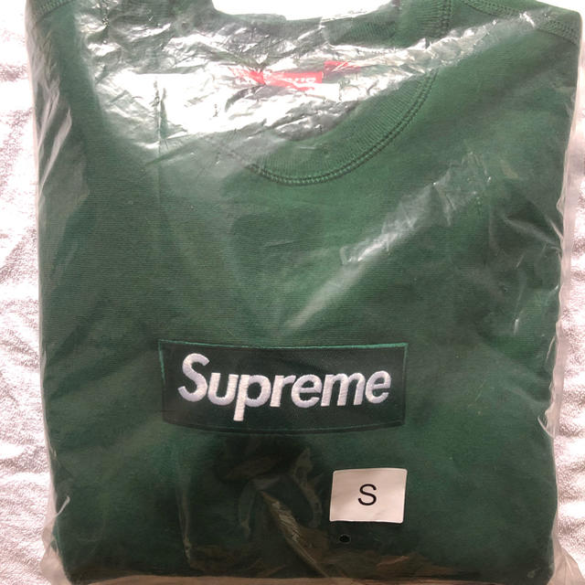 Supreme - Supreme box logo crewneck green S サイズの通販 by SB