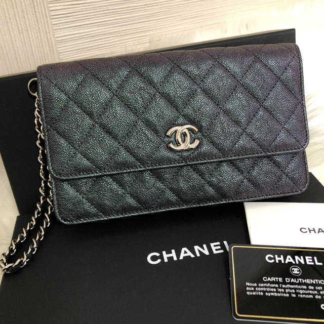 CHANEL(シャネル)の希少★CHANEL シャネルクラッチウォレットチェーン☆シャネル クラッチバッグ レディースのバッグ(クラッチバッグ)の商品写真