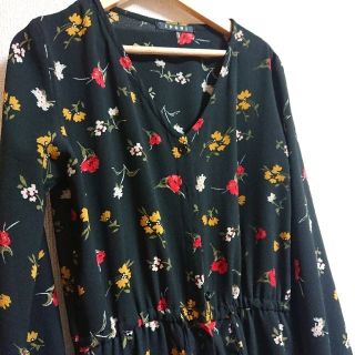 イング(INGNI)の花柄シャツワンピース(ロングワンピース/マキシワンピース)