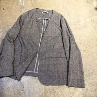 ドゥーズィエムクラス(DEUXIEME CLASSE)のSeya. 2019SS シルクジャケットcristaseya クリスタセヤ(ノーカラージャケット)