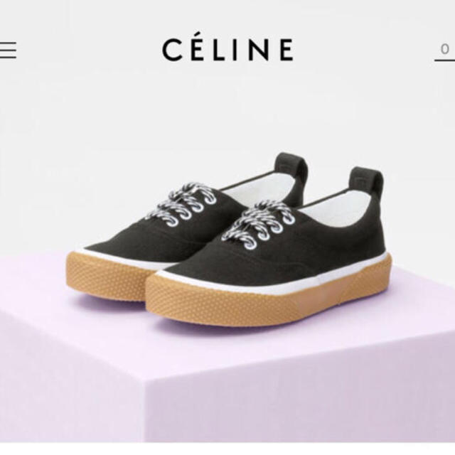 celine(セリーヌ)の値下 新品 セリーヌ  CELINE  180° スニーカー 黒 38 レディースの靴/シューズ(スニーカー)の商品写真